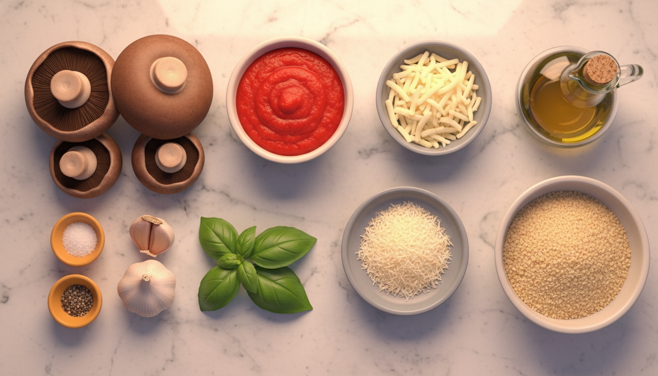 Portobello Parmesan Mushrooms