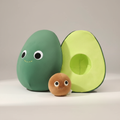 Cute Avocado Plushie with Detachable Seed