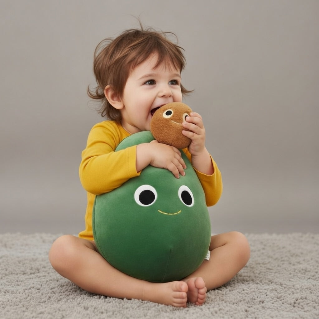Cute Avocado Plushie with Detachable Seed