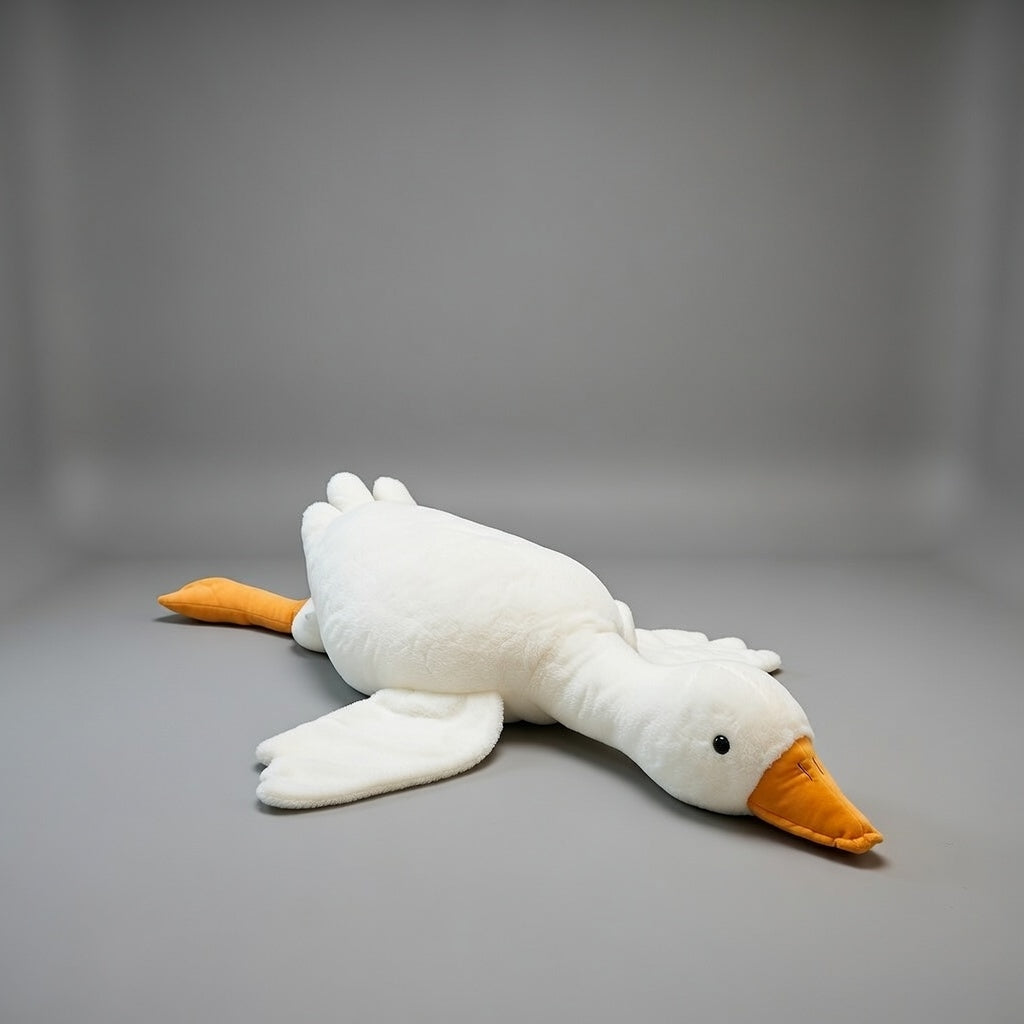 6 FT | 190cm Giant Goose Plushie – Huge Soft Goose Body Pillow