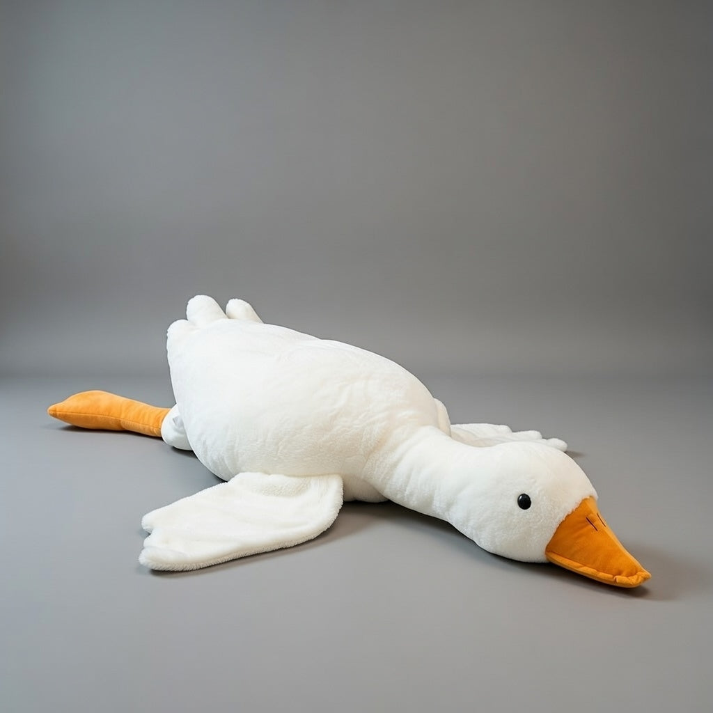 6 FT | 190cm Giant Goose Plushie – Huge Soft Goose Body Pillow