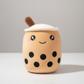 Aesthetic Bubble Tea Plush Pillow – Soft Boba Plush Toy