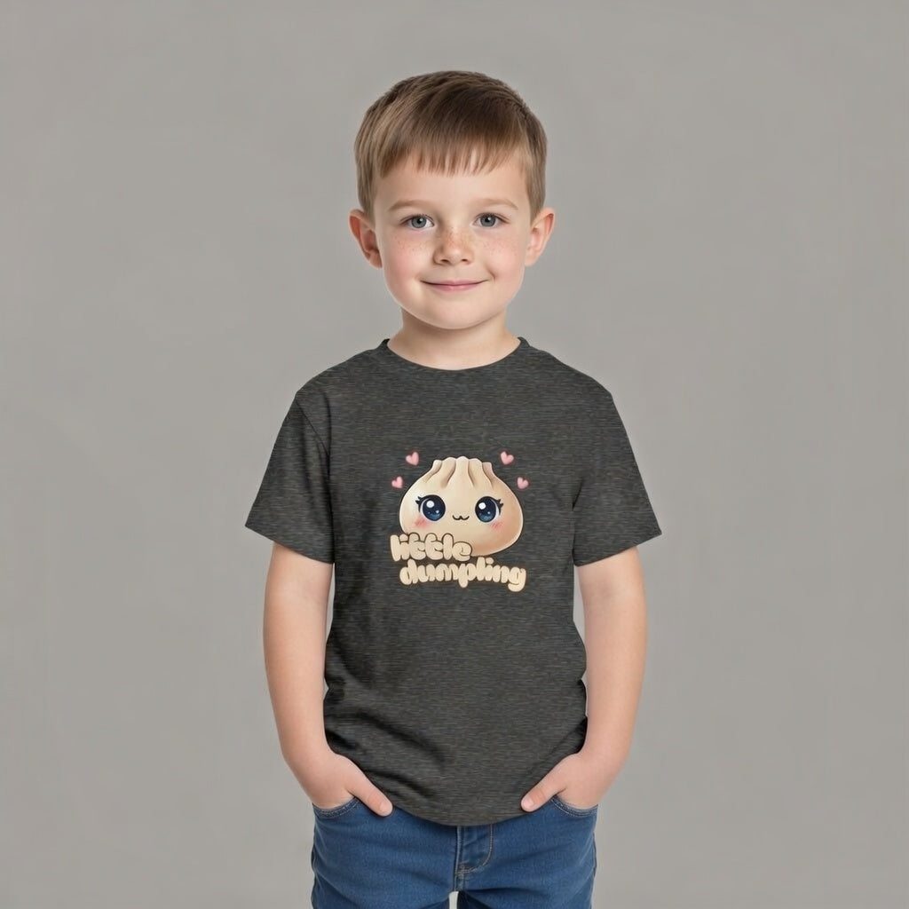 Toddler Dumpling Shirt | Cute Food Graphic Tee for Kids | Unisex Lightweight Cotton Top